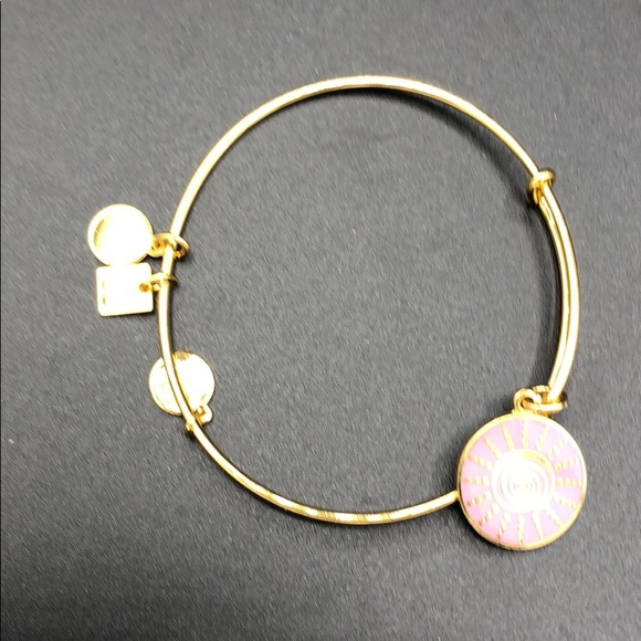 Alex and Ani Womens Spiral Sun Expandable Bracelet - Picture 2 of 4